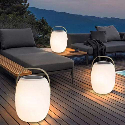 Przenośna Dekoracyjna Lampa LED Koszyk Solarny