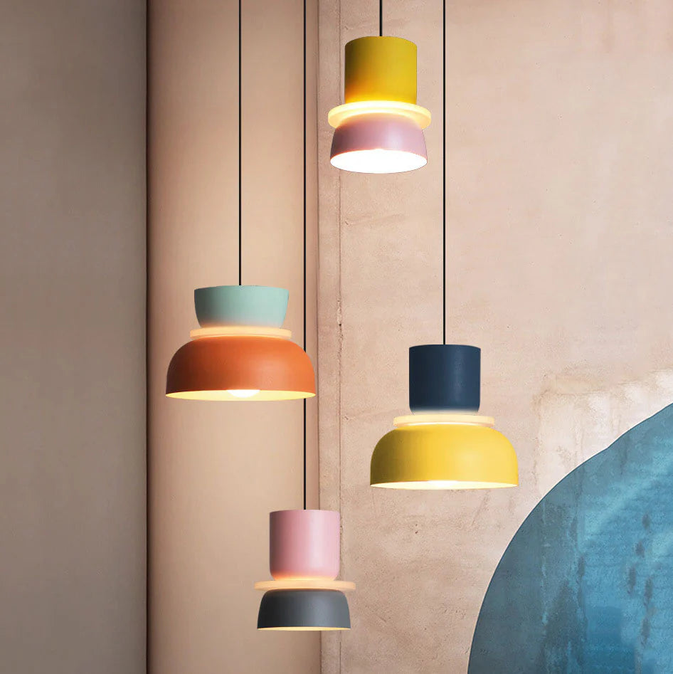 Nordycka kolorowa lampa wisząca