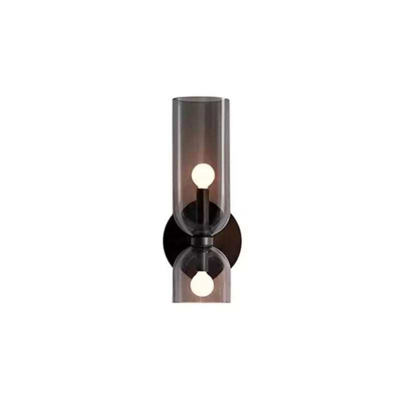 Elegancka Szklana Lampa Ścienna z Podwójnym Wzorem – Kinkiet Ścienny do Sypialni i Salonu 7