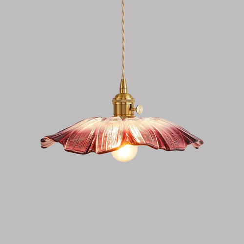Elegancki Żyrandol Retro Do Jadalni, Szklana Lampa W Kwiatowy Wzór, Regulowana Wysokość 150 cm, Idealny Do Salonu I Pokoju 0