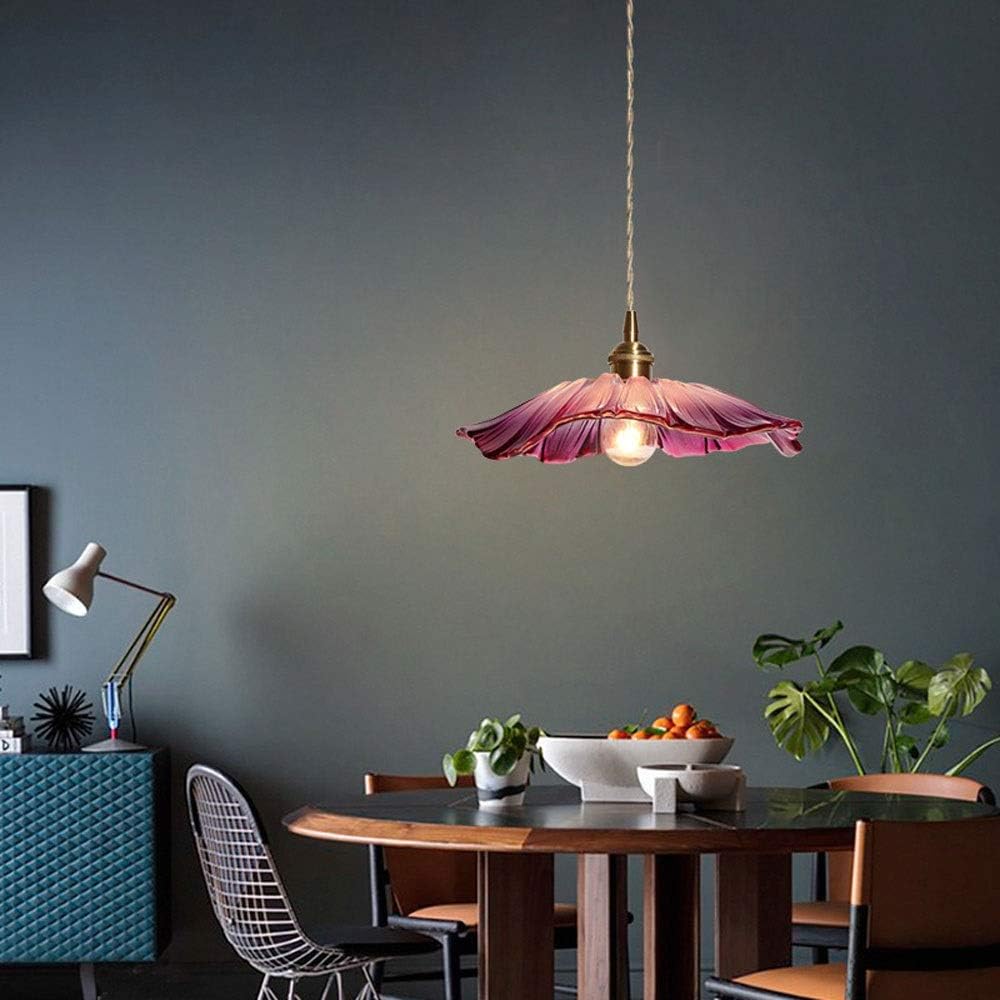 Elegancki Żyrandol Retro Do Jadalni, Szklana Lampa W Kwiatowy Wzór, Regulowana Wysokość 150 cm, Idealny Do Salonu I Pokoju 1
