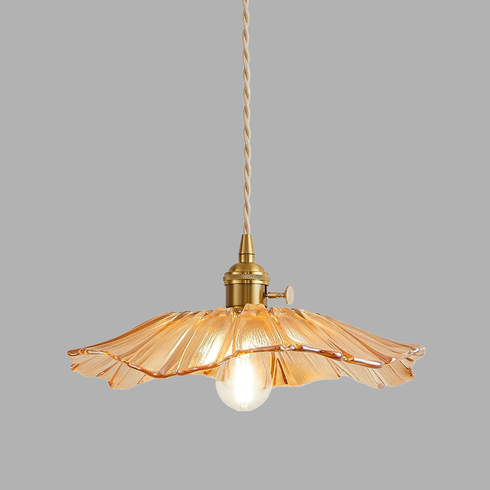 Elegancki Żyrandol Retro Do Jadalni, Szklana Lampa W Kwiatowy Wzór, Regulowana Wysokość 150 cm, Idealny Do Salonu I Pokoju 12