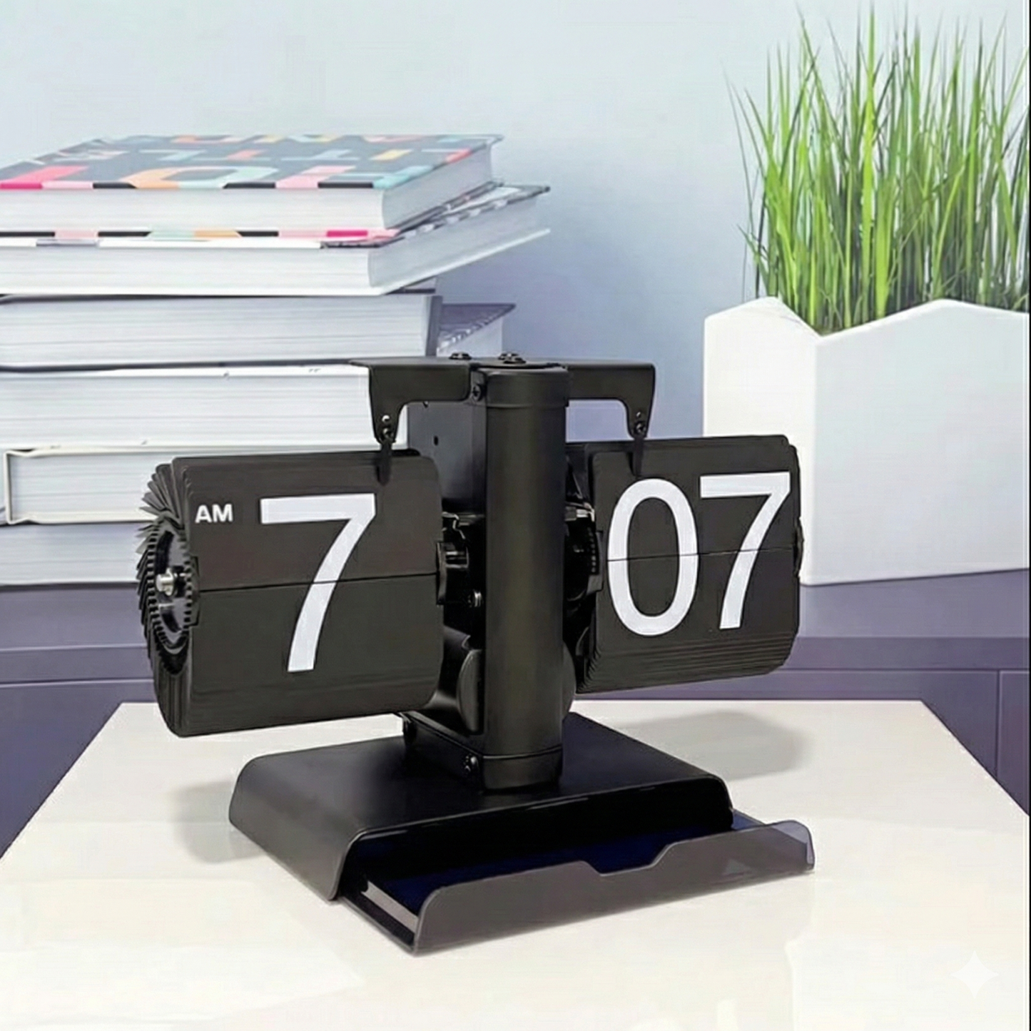 Zegar Flip Page Vintage | Automatyczne Przewracanie Stron 0.36kg