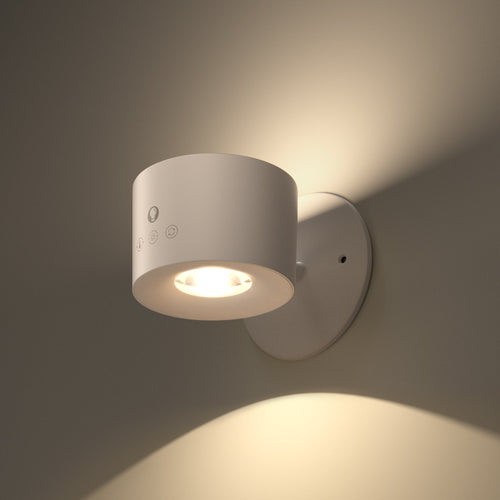 Inteligentna Lampa Halo Lux z Dwiema Opcjami Światła – Przytulna i Odważna, Czarna lub Biała, LED, Materiał Aluminiowy i Szklany 0
