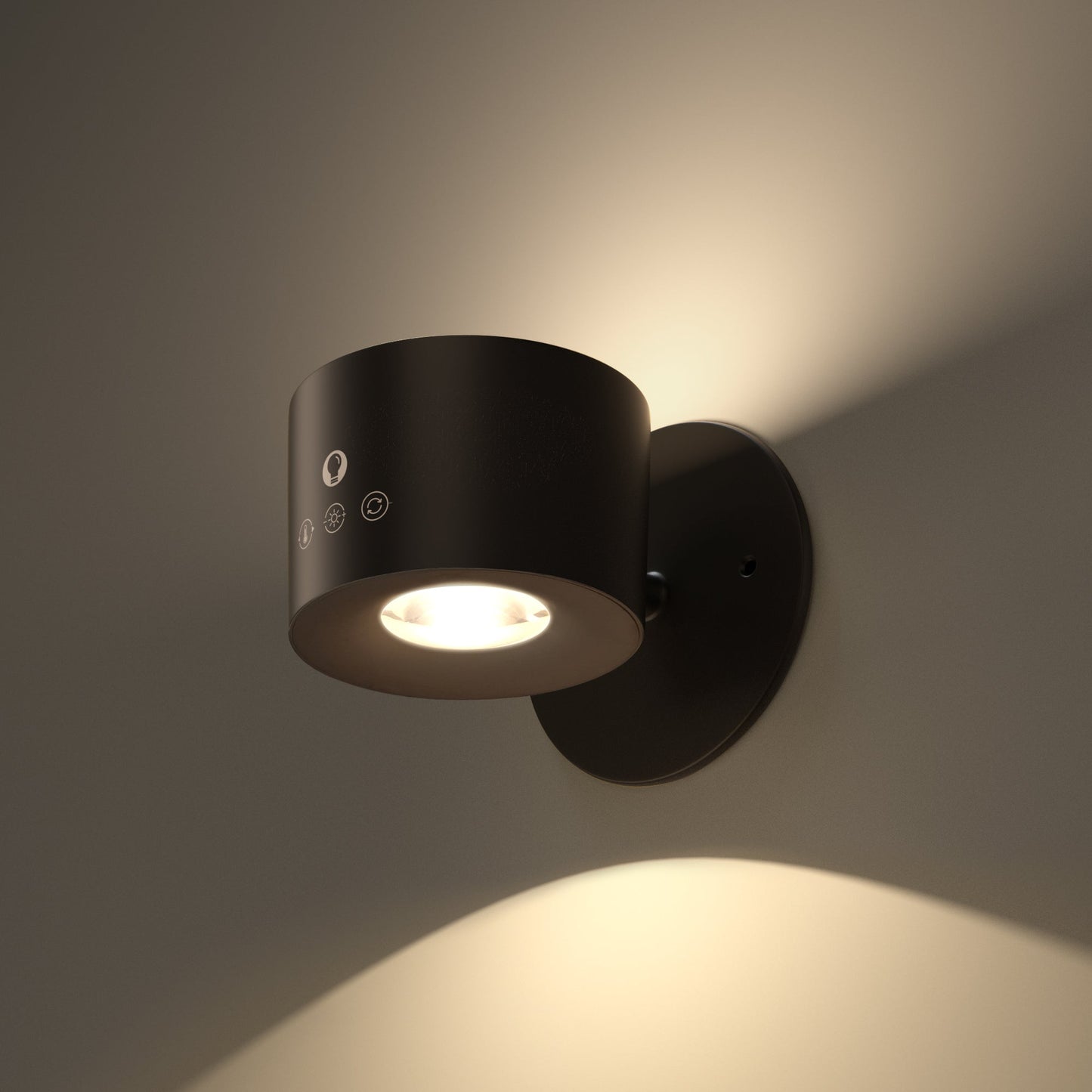 Inteligentna Lampa Halo Lux z Dwiema Opcjami Światła – Przytulna i Odważna, Czarna lub Biała, LED, Materiał Aluminiowy i Szklany 10