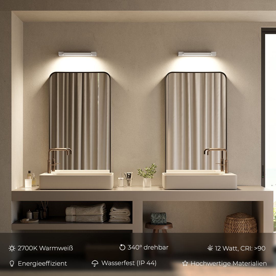 Kinkiet LED Linea | Wodoodporny 0,5kg 8