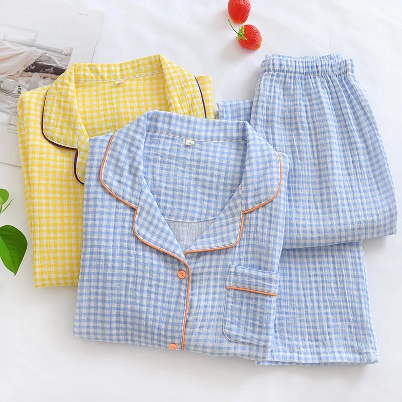 Klasyczna Piżama Damska Bawełniana | Komfortowa Tkanina 0.5 kg 6