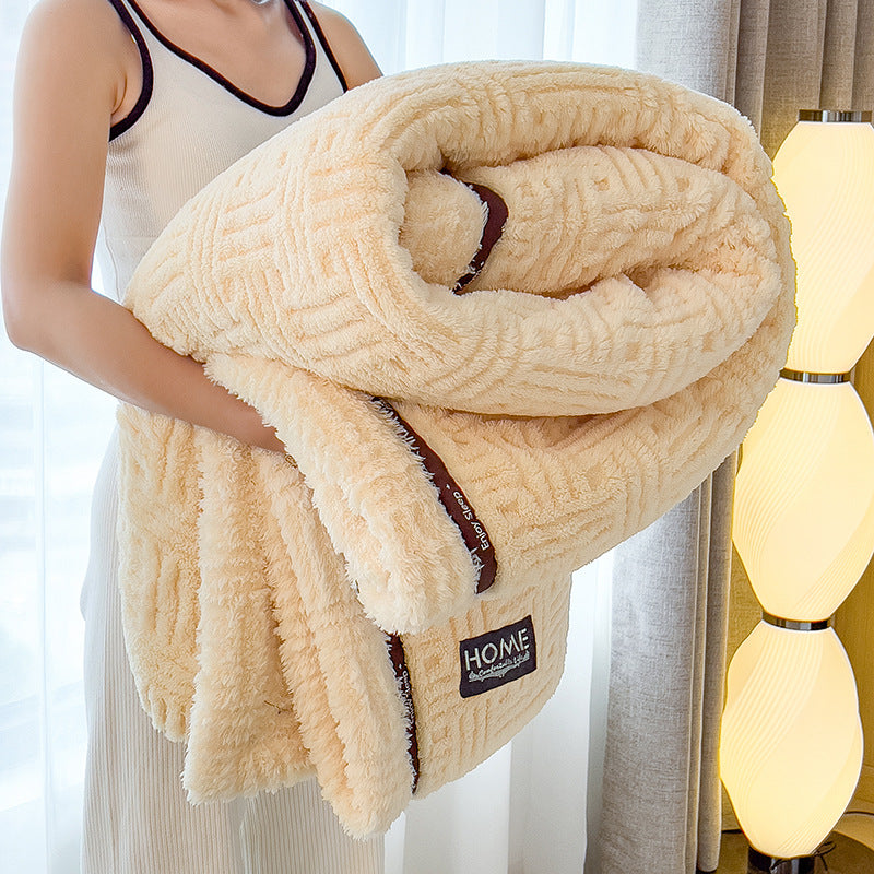 Koc Polarowy Koralowy | Ciepło i Komfort 1,5 kg 4