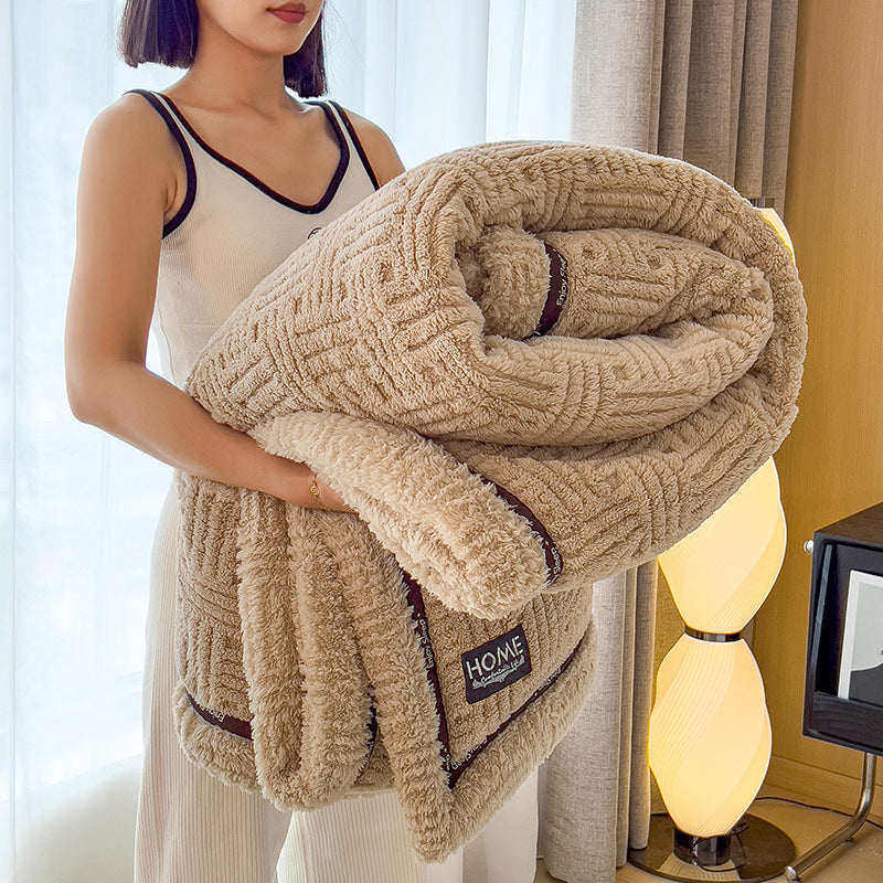 Koc Polarowy Koralowy | Ciepło i Komfort 1,5 kg 5