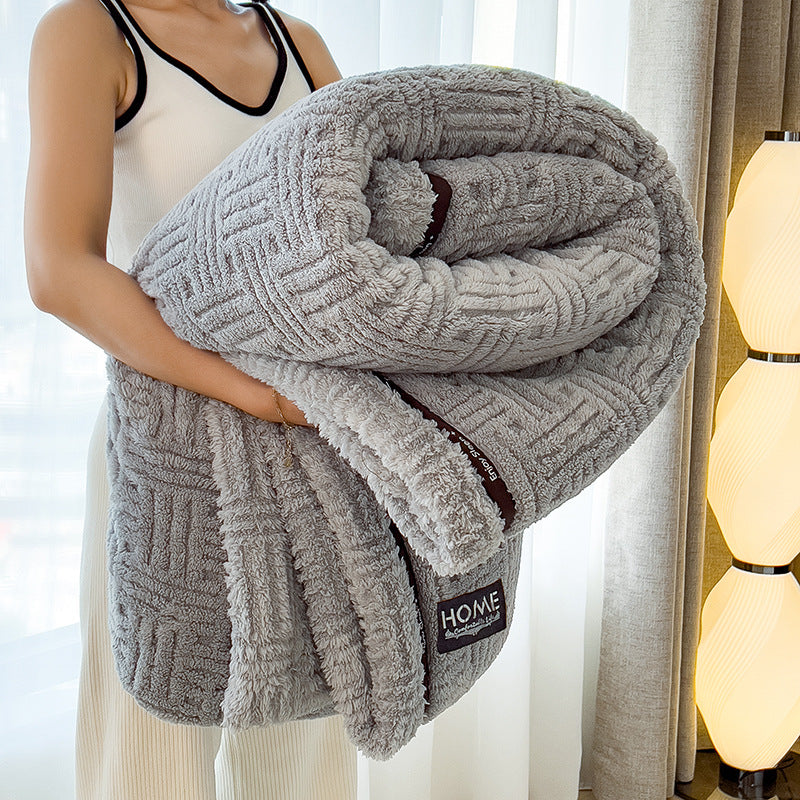 Koc Polarowy Koralowy | Ciepło i Komfort 1,5 kg 6