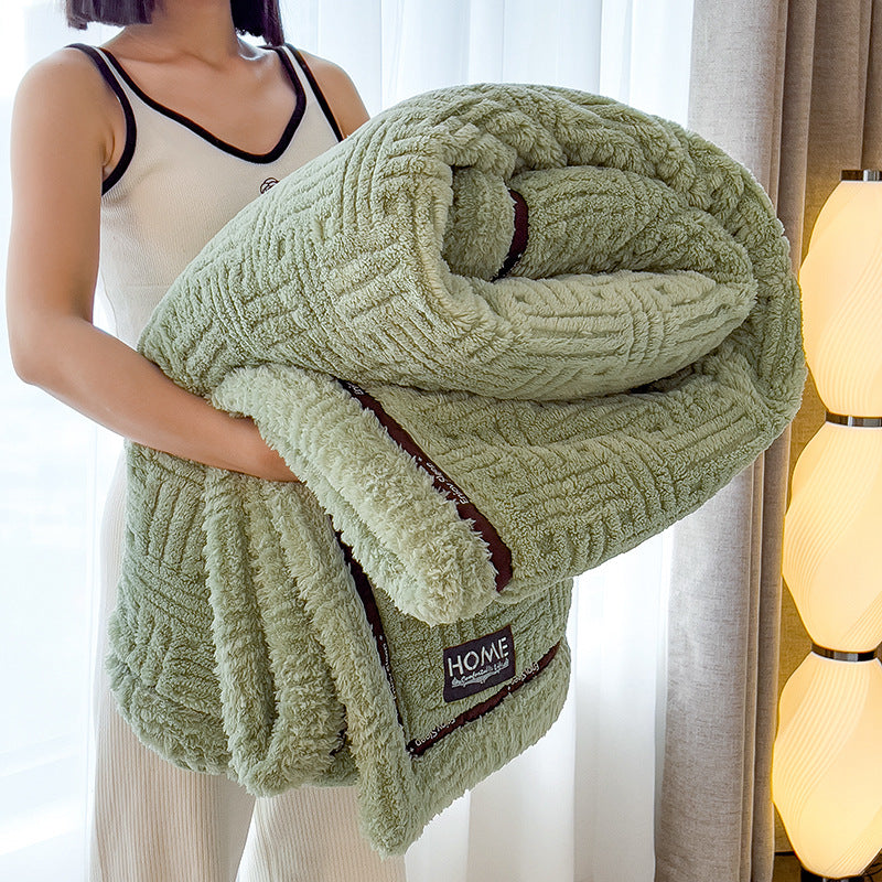 Koc Polarowy Koralowy | Ciepło i Komfort 1,5 kg 8
