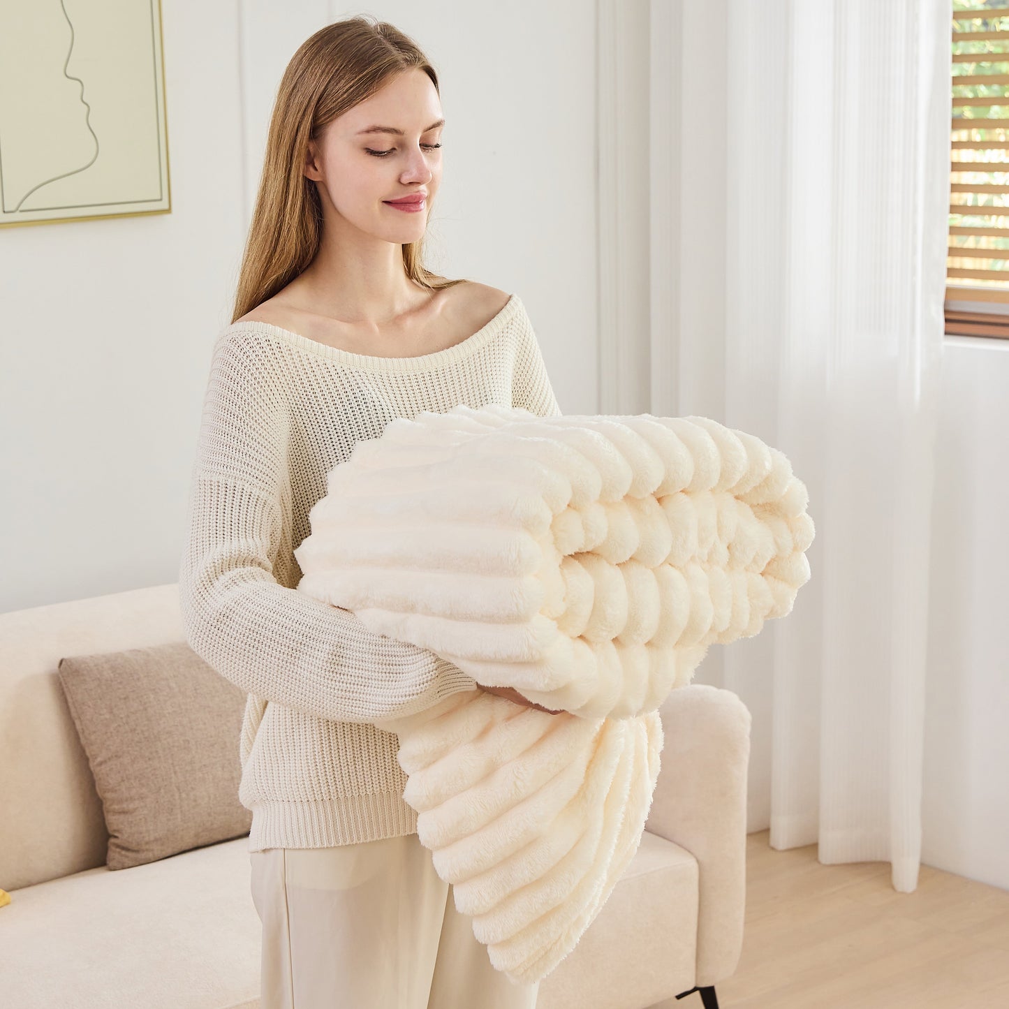 Koc Polarowy | Ciepły I Miękki 1,5 kg 4