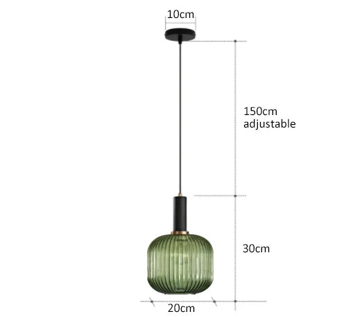 Kolorowa Lampa Wisząca | Kreatywne Oświetlenie LED E27, 1kg - Idealna do Salonu, Retro Design 23