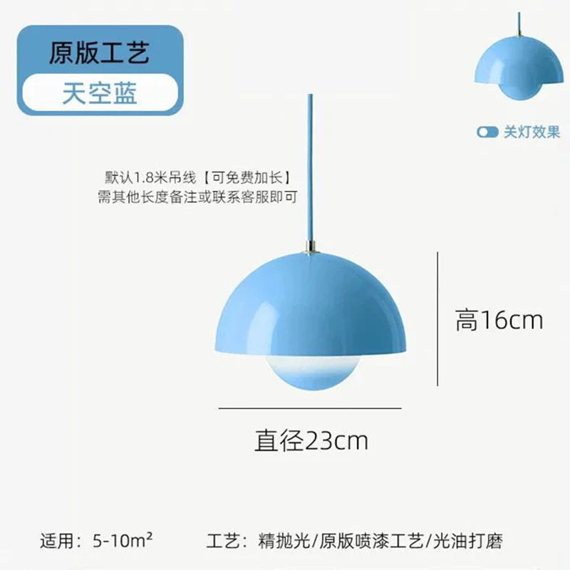 Kreatywny Żyrandol 23cm | Wielokolorowe Oświetlenie, 1.5kg 13