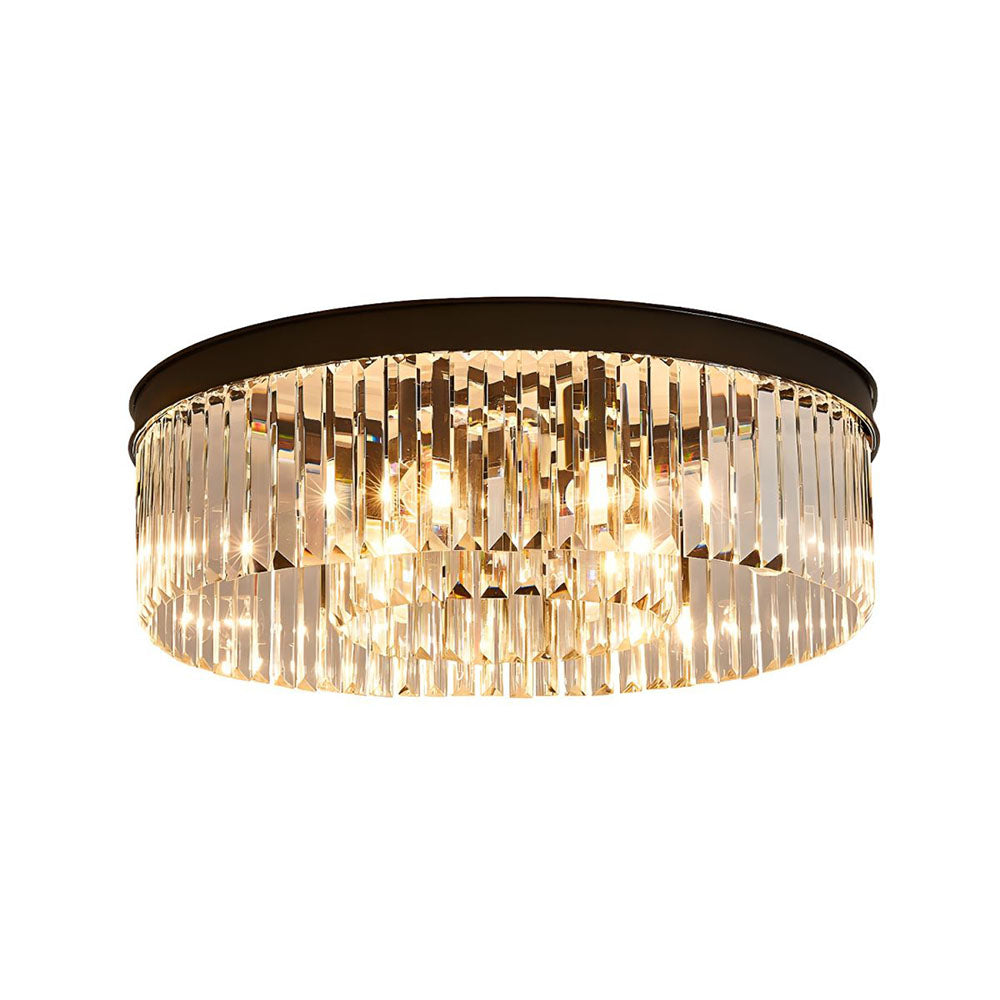 Kryształowa Lampa Sufitowa Natynkowa E14 – Elegancki Design do Salonu i Sypialni, Wysoka Jakość, 4 Źródła Światła 4