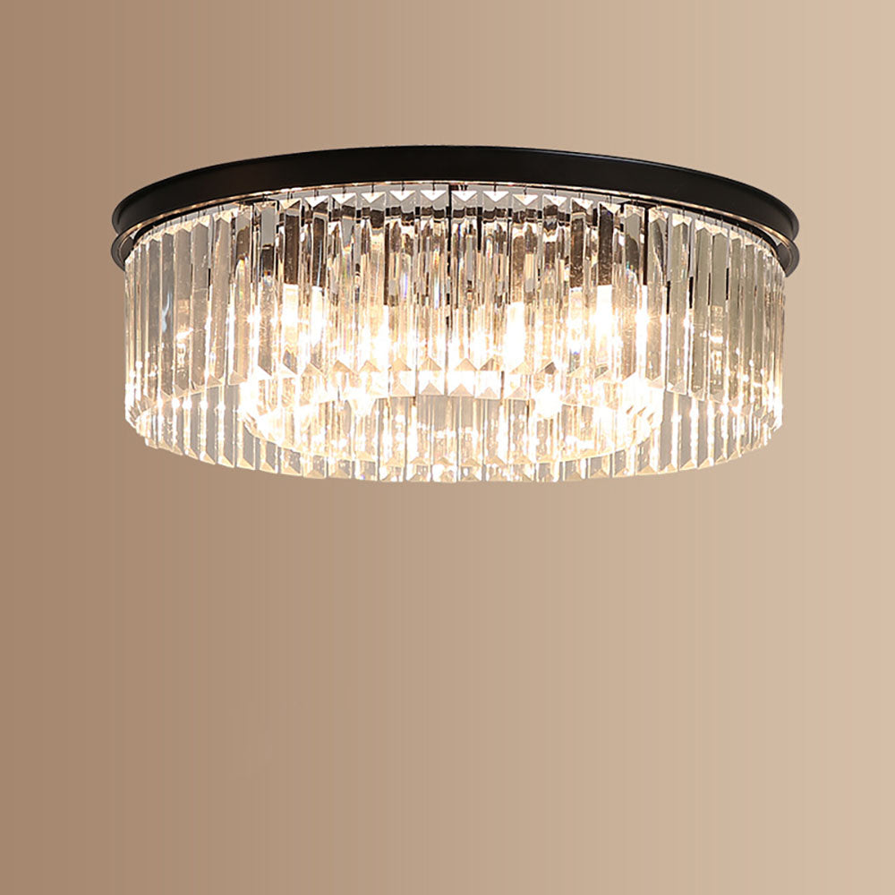 Kryształowa Lampa Sufitowa Natynkowa E14 – Elegancki Design do Salonu i Sypialni, Wysoka Jakość, 4 Źródła Światła 6