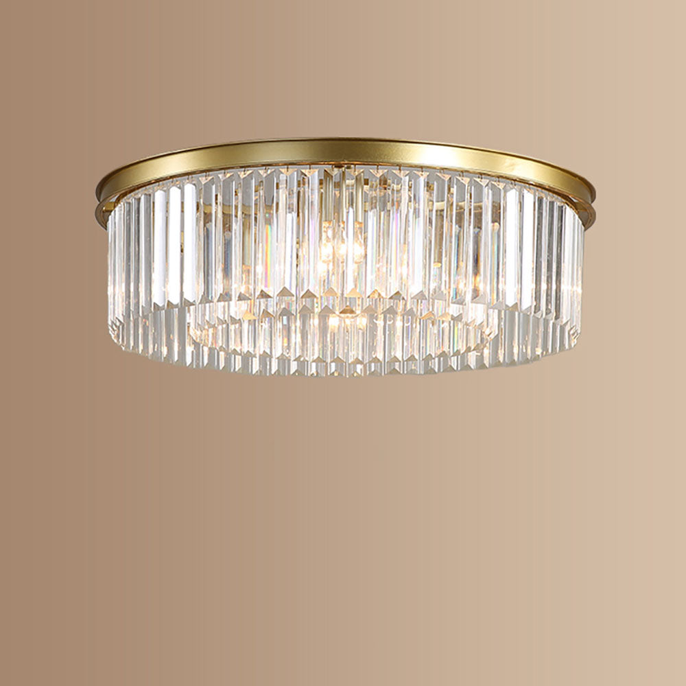 Kryształowa Lampa Sufitowa Natynkowa E14 – Elegancki Design do Salonu i Sypialni, Wysoka Jakość, 4 Źródła Światła 7