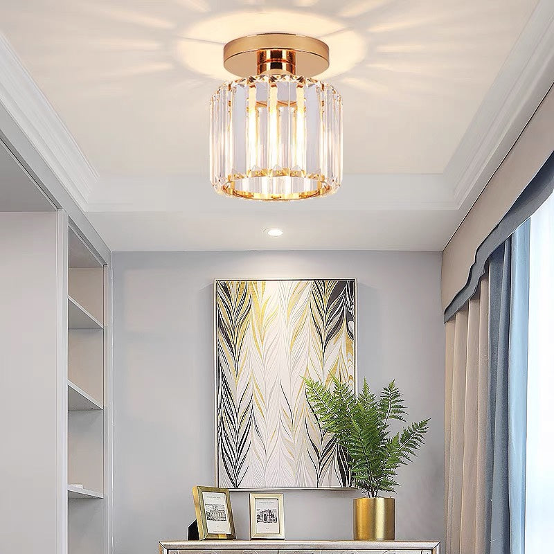 Kryształowa Lampa Sufitowa z Mosiężną Oprawą do Salonów – Elegancka Lampy Sufitowe Wiszące do Nowoczesnych Wnętrz 14