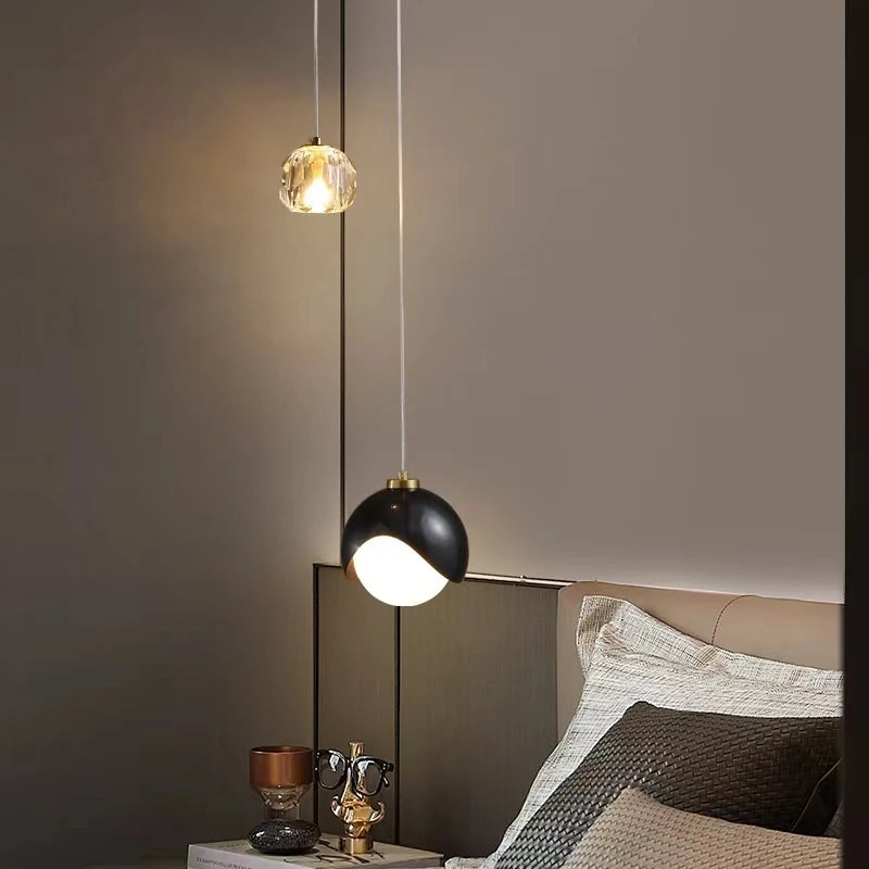 Kryształowa Lampa Wisząca | Minimalistyczny Design 1,5 kg | Idealna Do Salonu 3