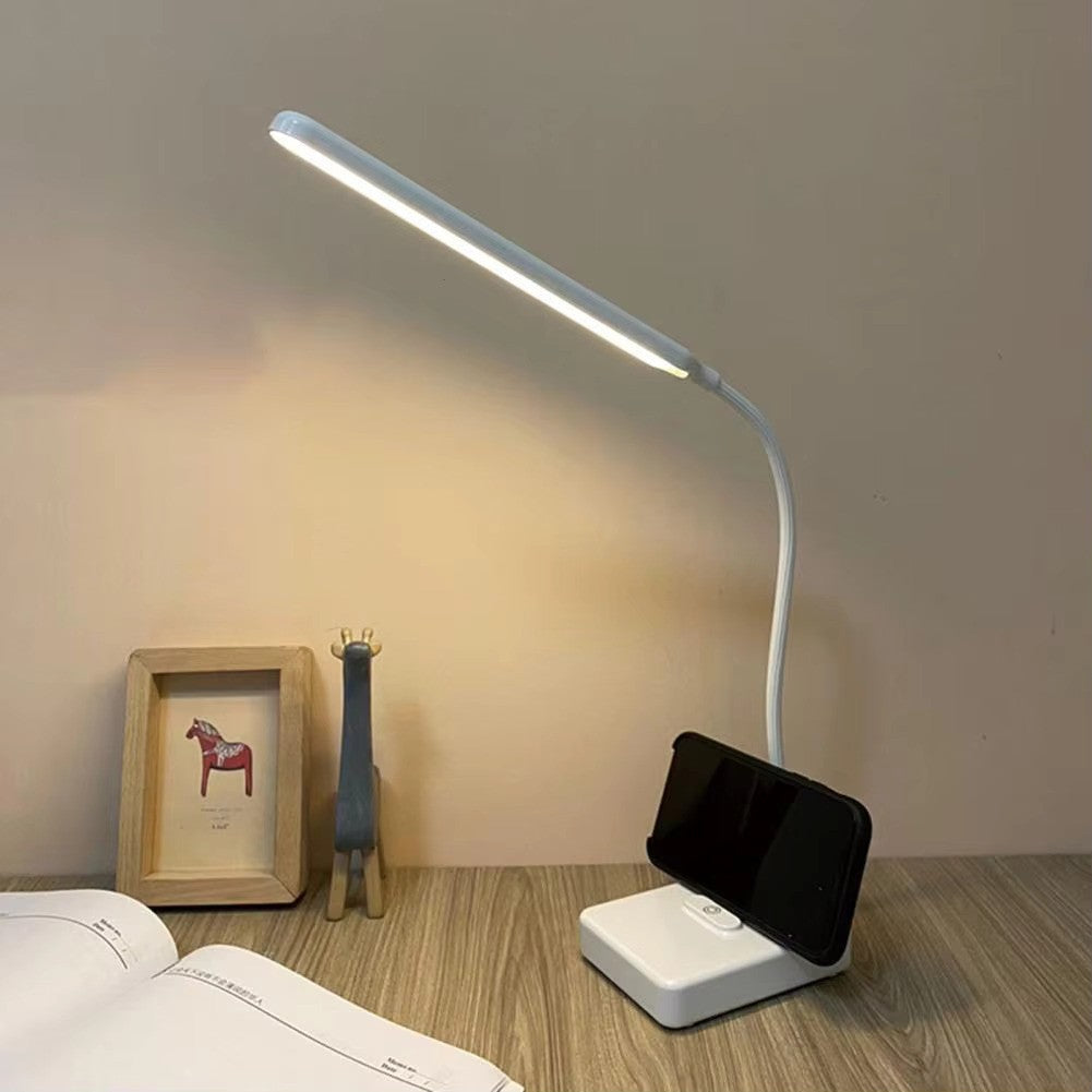 Lampa Biurkowa LED z Elastycznym Ramieniem | Regulowane Kolory, Ściemniacz, USB 4