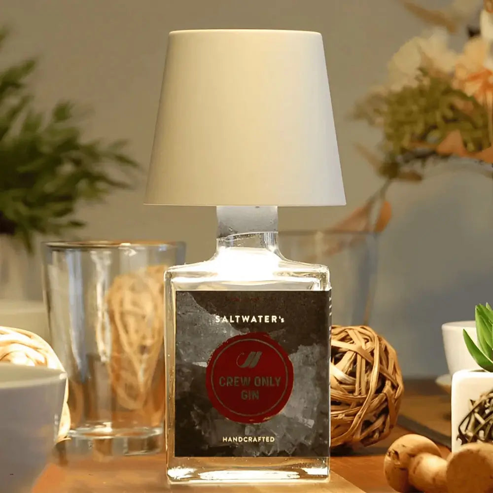Lampa LED do Butelek z Regulowaną Jasnością i Kolorem | Akumulator USB, Stylowy Design 2