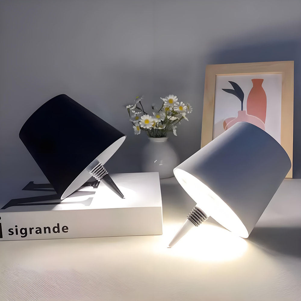 Lampa LED do Butelek z Regulowaną Jasnością i Kolorem | Akumulator USB, Stylowy Design 3