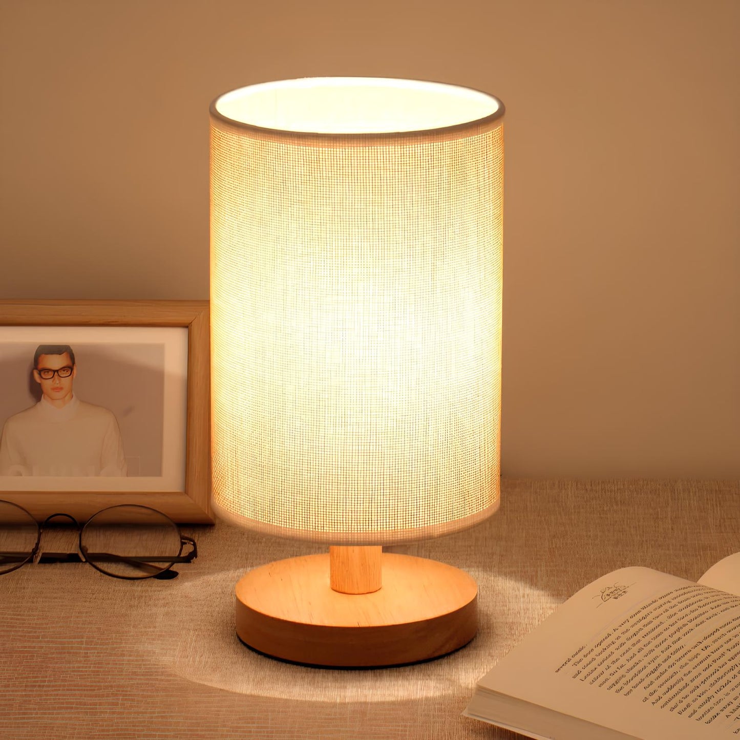 Lampa Organiczna z Drewna | Dimmable, Minimalistyczny Design, Zdalne Sterowanie 4