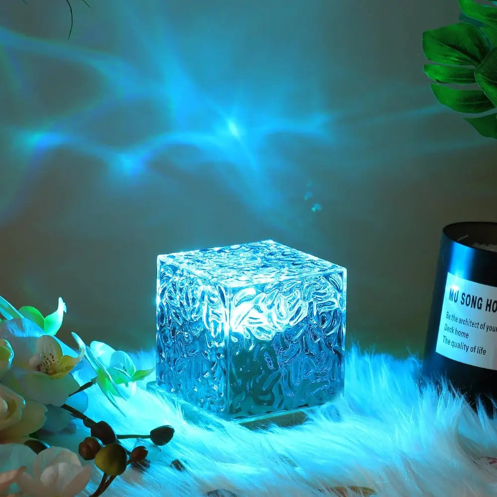 Lampa Ozdobna Aurora z Drewnianą Bazą | 16 Kolorów, Elegancki Design do Wnętrz 5