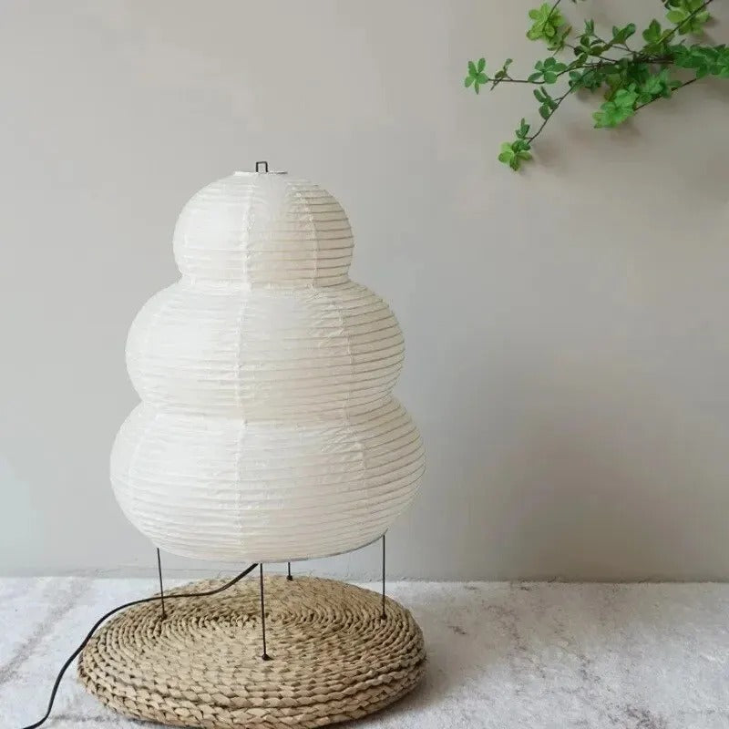 Lampa Podłogowa Hikari Washi z Papieru Ryżowego – Sferyczna, Ciepłe Światło, E27, 40 cm x 60 cm 3