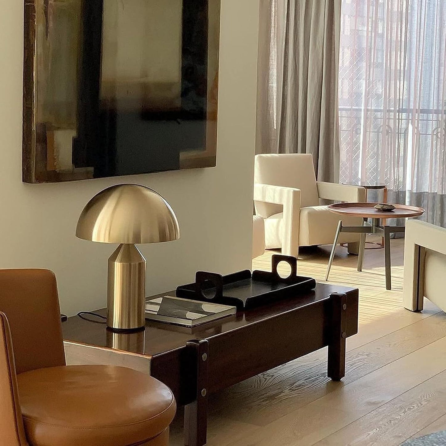 Lampa Stołowa Bezprzewodowa LED Aurelia | Regulacja Jasności, Nowoczesny Design do Salonu 5