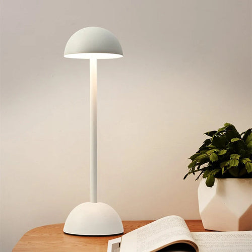 Lampa Stołowa Bezprzewodowa w Stylu Nordyckim | Minimalistyczny Design, Ładowana przez USB-C 0