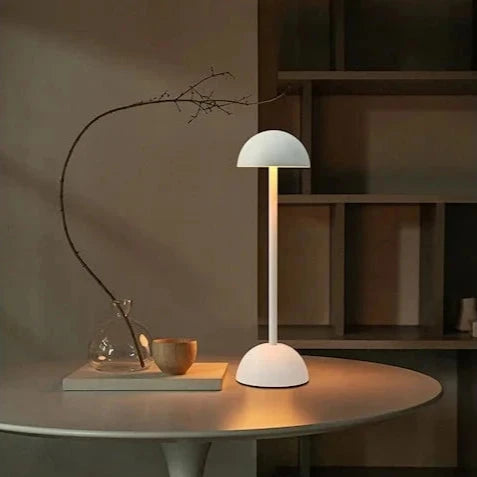 Lampa Stołowa Bezprzewodowa w Stylu Nordyckim | Minimalistyczny Design, Ładowana przez USB-C 2