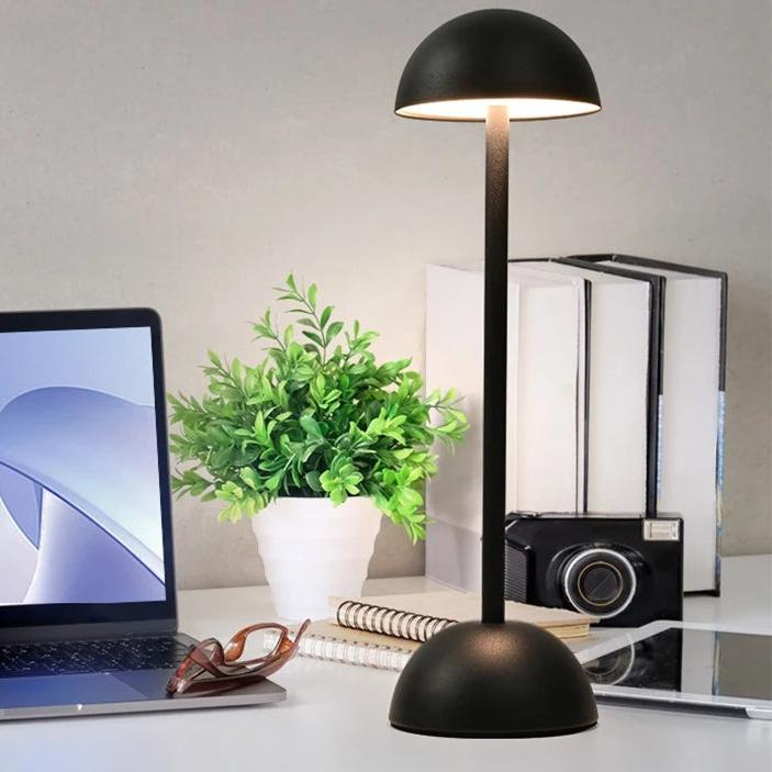Lampa Stołowa Bezprzewodowa w Stylu Nordyckim | Minimalistyczny Design, Ładowana przez USB-C 3