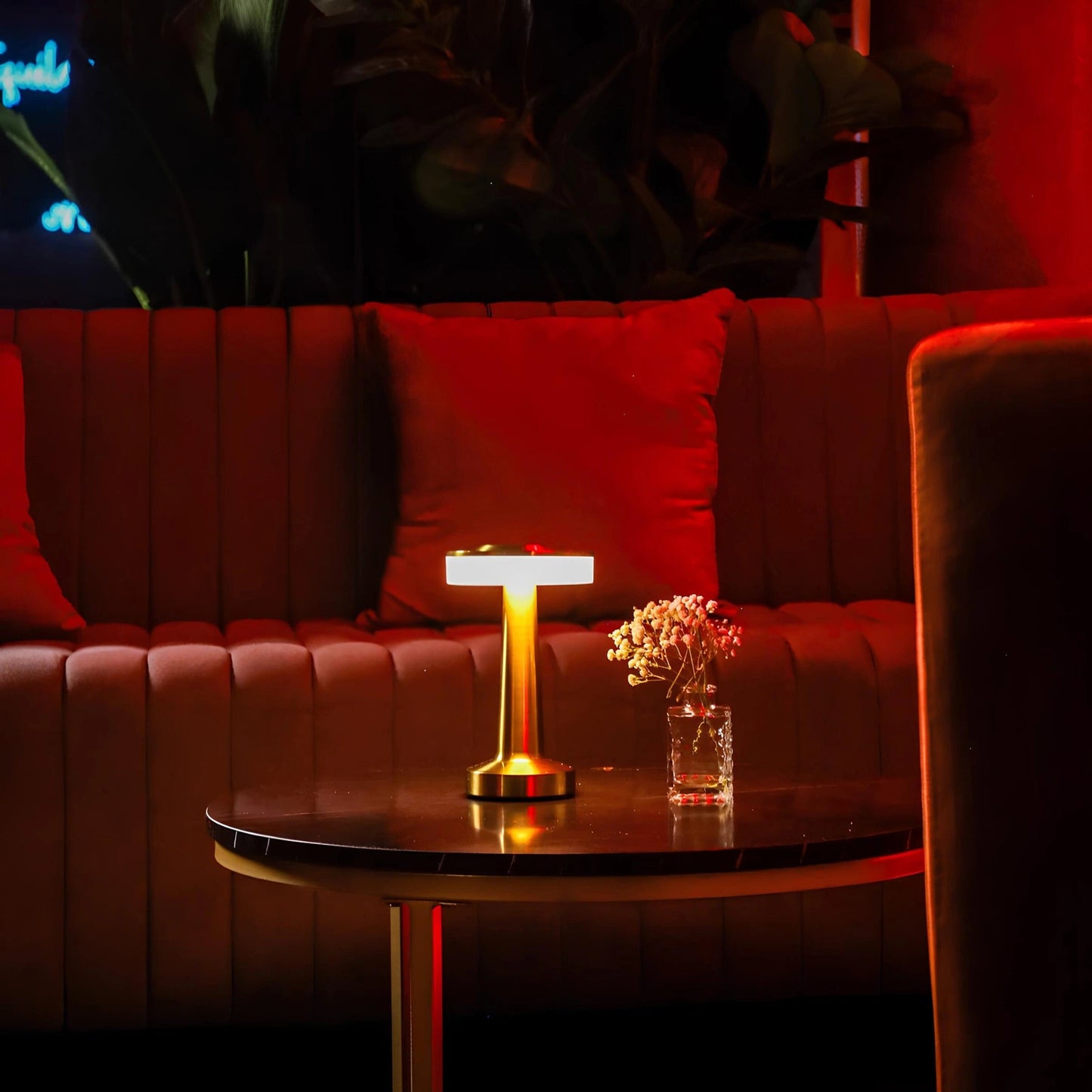 Lampa Stołowa Bezprzewodowa w Stylu Retro | Czarna, Regulowane Oświetlenie z Żelaza 4