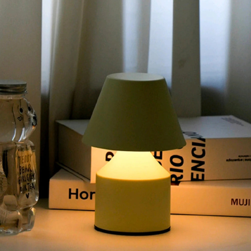 Lampa Stołowa Bezprzewodowa z Regulacją Jasności | Nowoczesny Design, Czarna Lampka Nocna 11