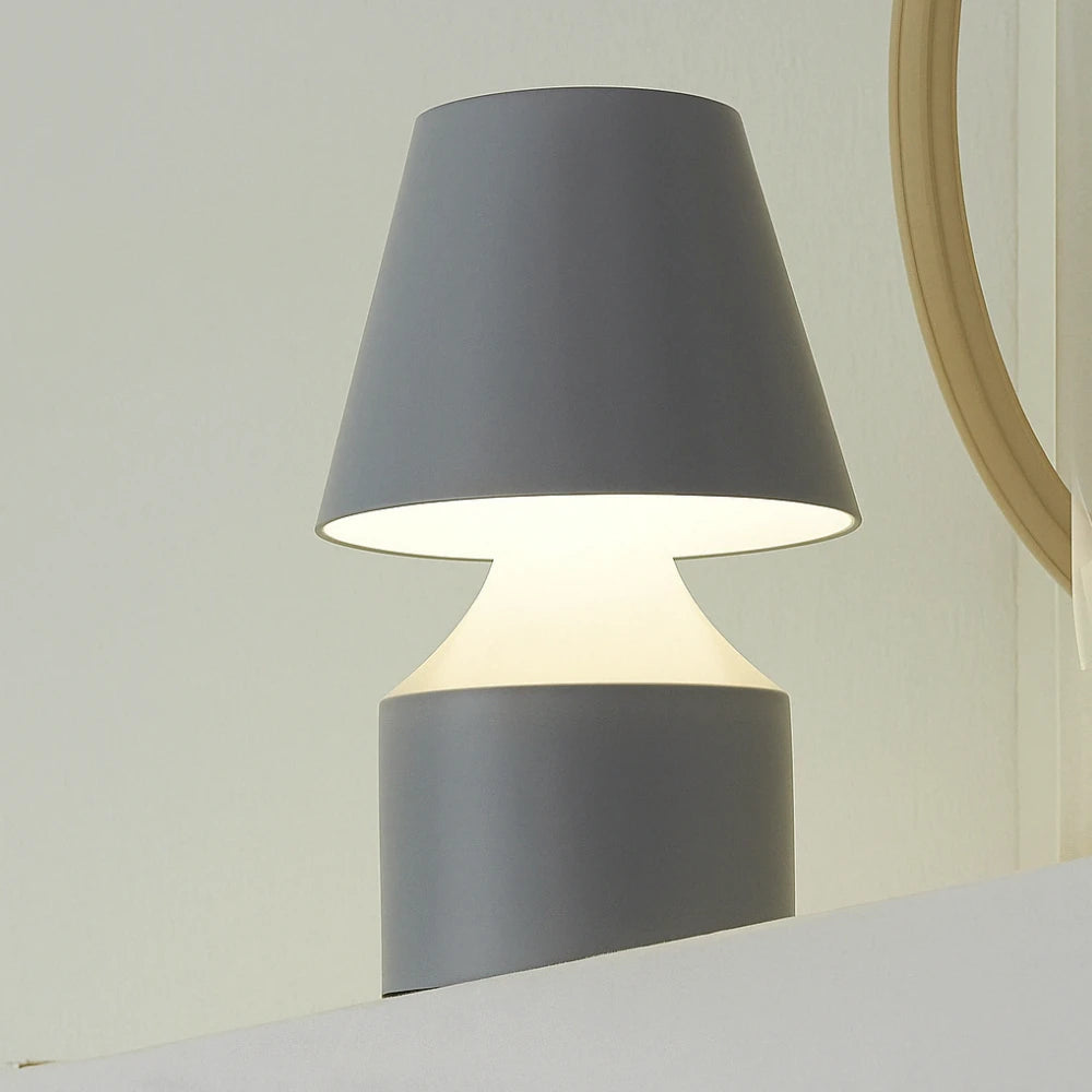 Lampa Stołowa Bezprzewodowa z Regulacją Jasności | Nowoczesny Design, Czarna Lampka Nocna 9
