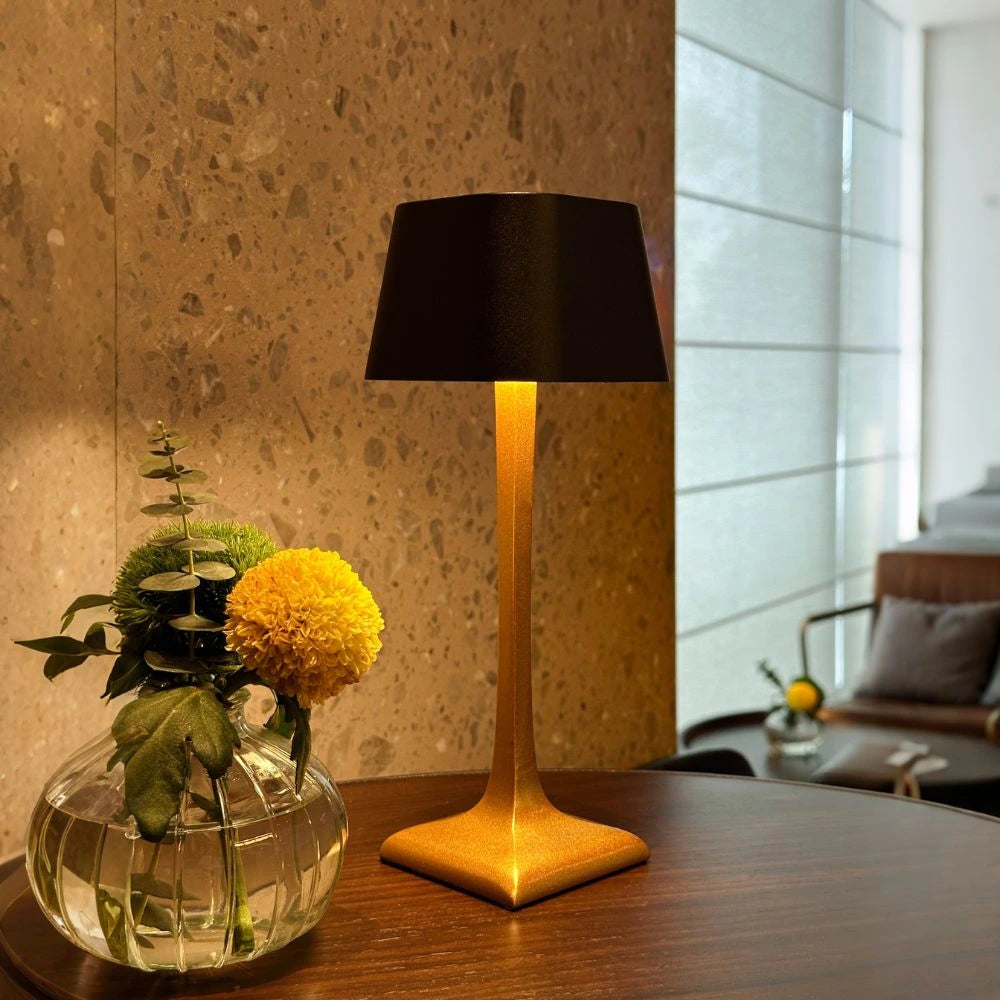 Lampa Stołowa Bezprzewodowa z Regulacją Jasności | Wodoodporna, Czas Pracy 14-16 Godzin 2