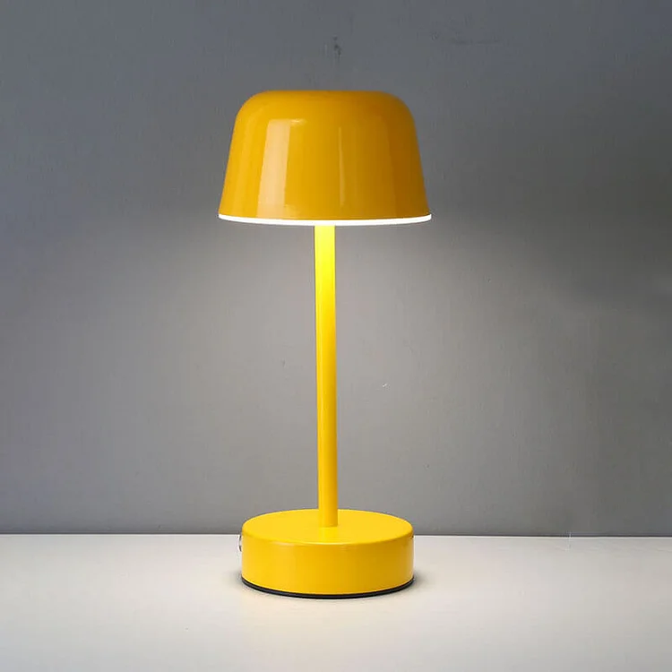 Lampa Stołowa Bezprzewodowa z Regulowanym Światłem | Elegancka Metalowa, Kompaktowa Lampka Nocna do Salonów 9