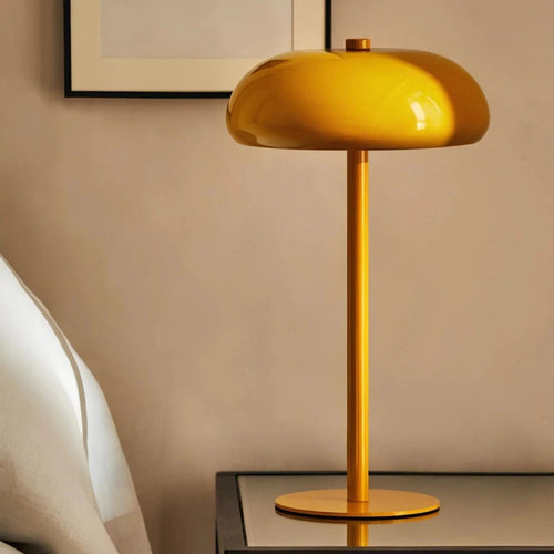 Lampa Stołowa Retro z Bezprzewodowym Ładowaniem | Minimalistyczny Design, Dotykowa Kontrola 0
