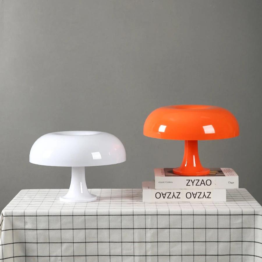 Lampa Stołowa Retro z PVC, 20 cm, Ciepłe Światło LED – Lampy Stołowe do Salonu i Sypialni 2