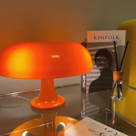 Lampa Stołowa Retro z PVC, 20 cm, Ciepłe Światło LED – Lampy Stołowe do Salonu i Sypialni 4