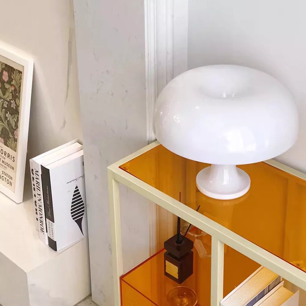 Lampa Stołowa Retro z PVC, 20 cm, Ciepłe Światło LED – Lampy Stołowe do Salonu i Sypialni 6