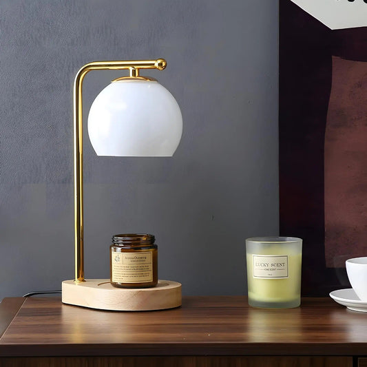 Lampa Stołowa Tamara z Efektem Świecy – Ciepłe Światło, Elegancki Design do Salonu, 16x16x35 cm 0