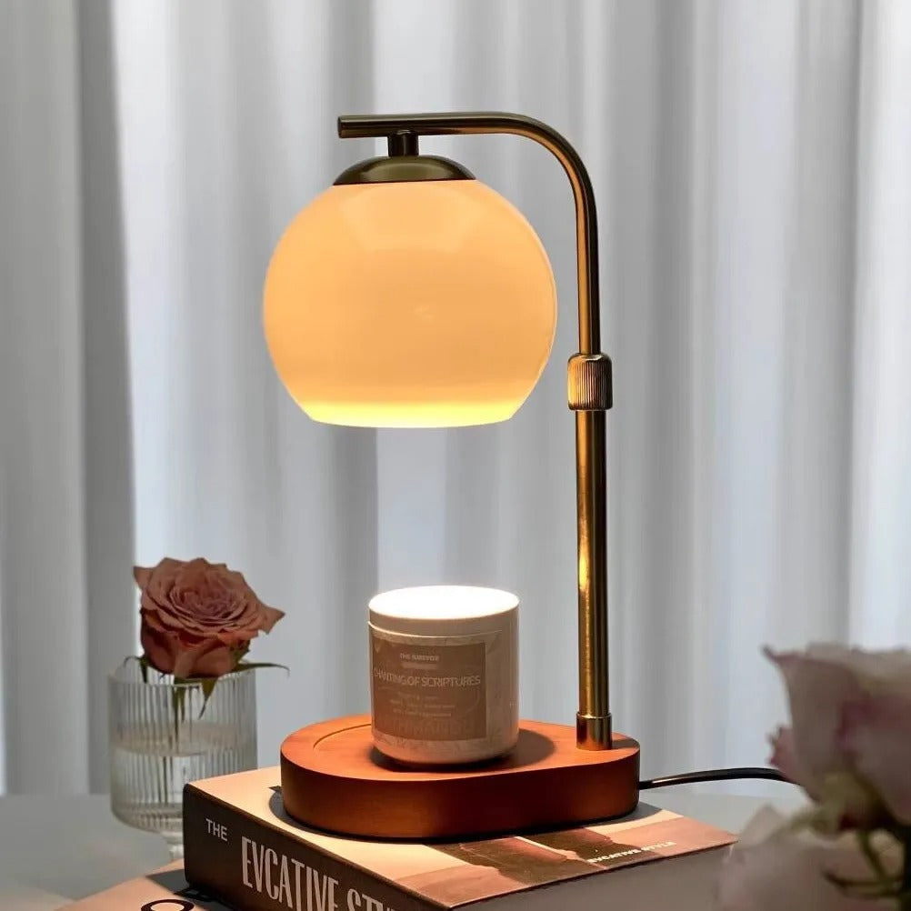 Lampa Stołowa Tamara z Efektem Świecy – Ciepłe Światło, Elegancki Design do Salonu, 16x16x35 cm 4