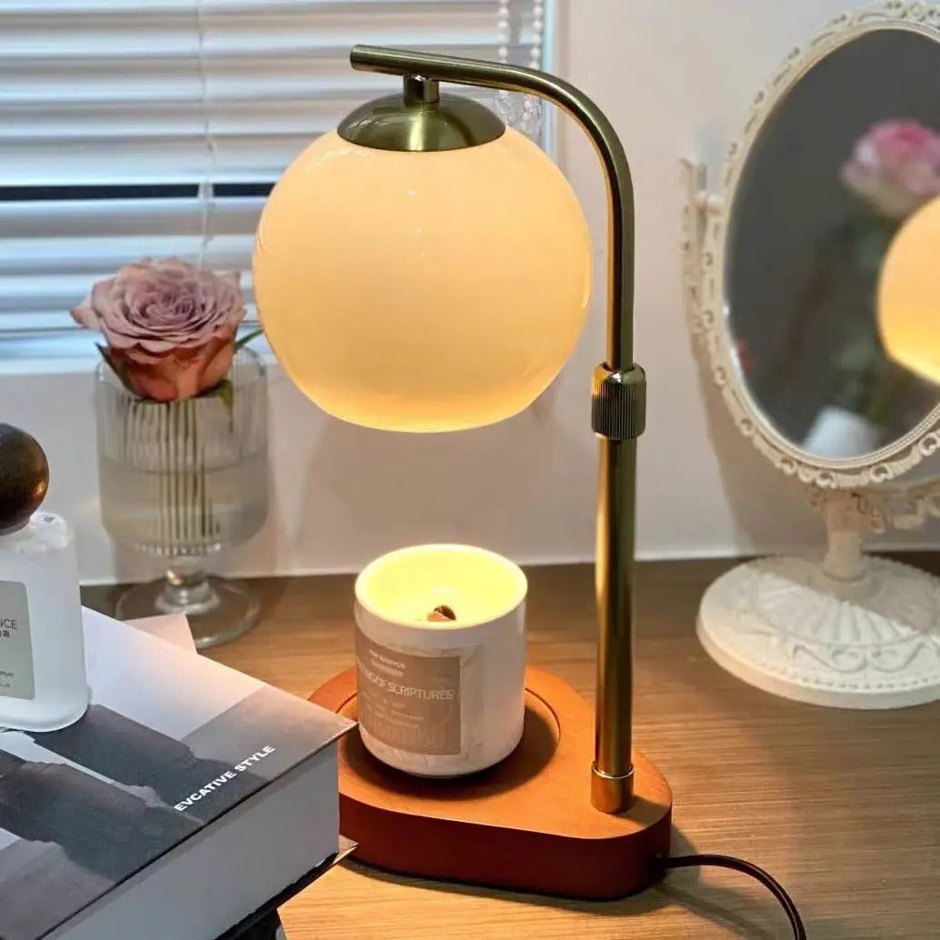 Lampa Stołowa Tamara z Efektem Świecy – Ciepłe Światło, Elegancki Design do Salonu, 16x16x35 cm 7