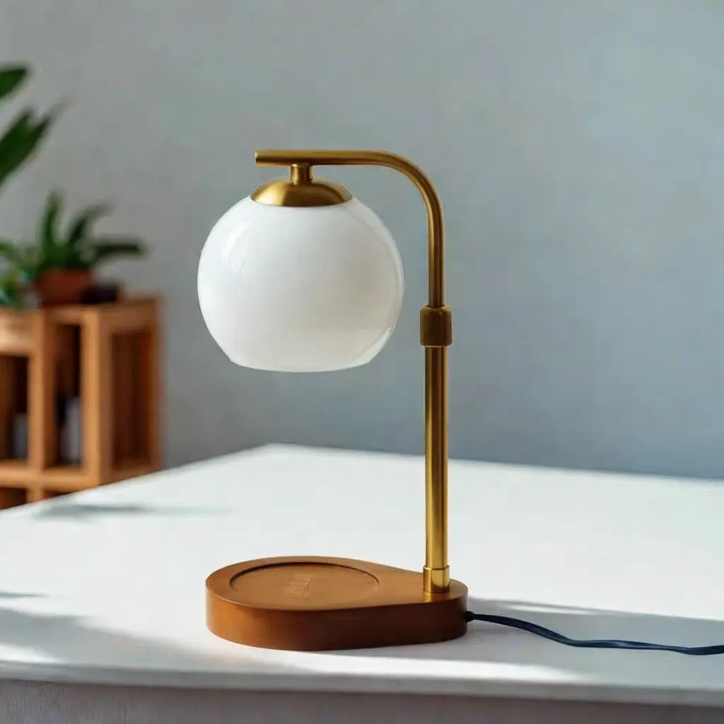 Lampa Stołowa Tamara z Efektem Świecy – Ciepłe Światło, Elegancki Design do Salonu, 16x16x35 cm 8