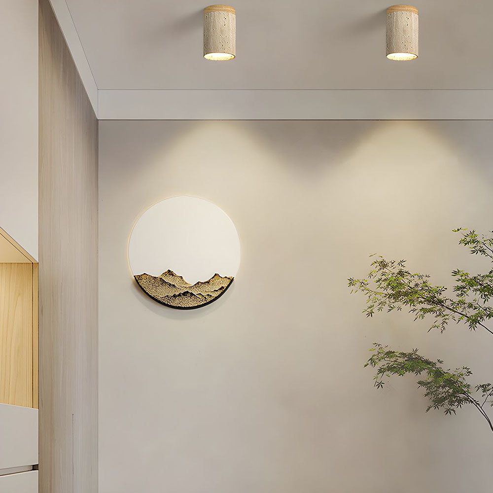 Lampa Sufitowa Cylindryczna z Drewna | Nowoczesny Design, Idealna do Salonów i Sypialni 4