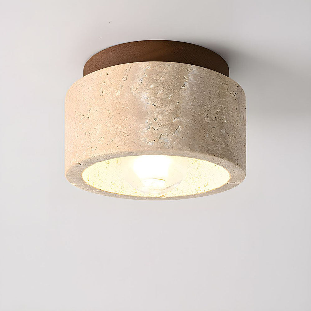 Lampa Sufitowa Cylindryczna z Drewna | Nowoczesny Design, Idealna do Salonów i Sypialni 8