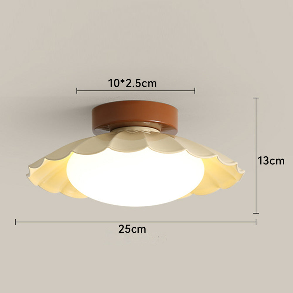 Lampa Sufitowa Vintage LED 12W | Akrylowa Natynkowa do Salonu i Sypialni 3