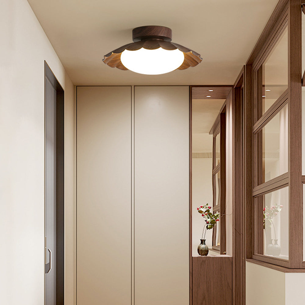 Lampa Sufitowa Vintage LED 12W | Akrylowa Natynkowa do Salonu i Sypialni 5